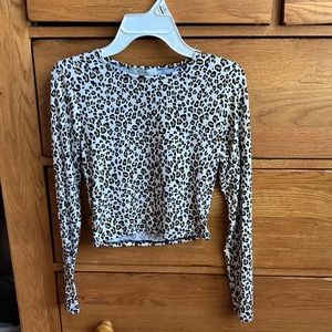 Soft Longsleeve Leopard Print shirt